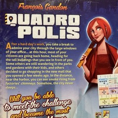 Quadropolis Board Game Sealed Days of Wonder Francois Gandon City Building