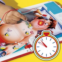 Updated Operation Game With Carrying Case And Sound Effects For Kids