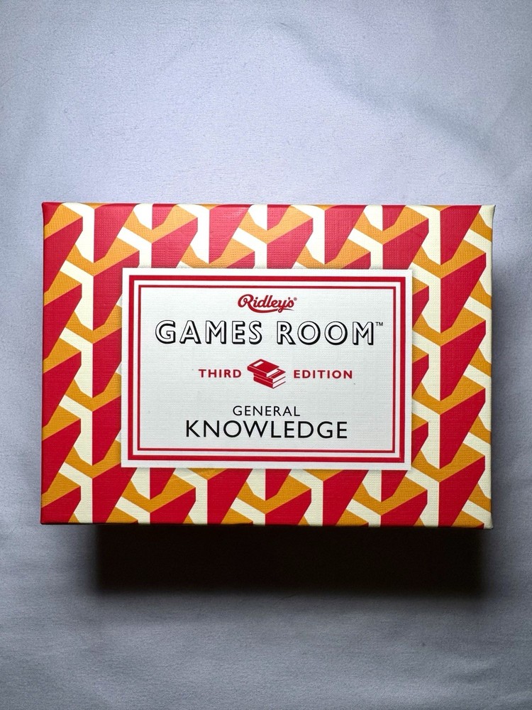 Ridley’s Game Room Gen. Knowledge Travel Trivia 3rd Edition NEW Sealed Complete