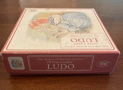 Peter Rabbit Ludo Board Traditional Game Company Wood Pieces Beatrix Potter 2004