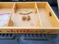 Vintage Merdel Skittles No. 401 Spin-Top Bowling Game – Original Box – Complete