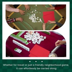 Compact and Portable Mahjong Tile Mixer Shuffler Set – Perfect for Travelers