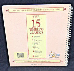 Vtg 1991 Klutz Press Book of 15 Classic Board Games