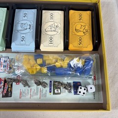 The Simpsons Monopoly Board Game Welcome to Springfield 2001 Hasbro Complete