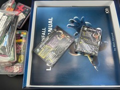 Ion Stationfall Board Game Collection with Standees Miniatures Mat BGG Promo