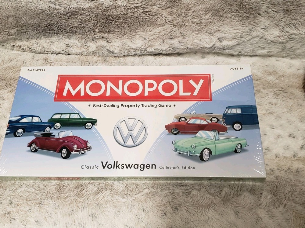 RARE SEALED Monopoly Classic Volkswagen VW Collector’s Edition Board Game NEW