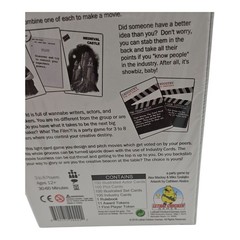 New What The Film Game, 3 to 8 Players, Ages 12 and Up 30 To 60 Minutes To Play