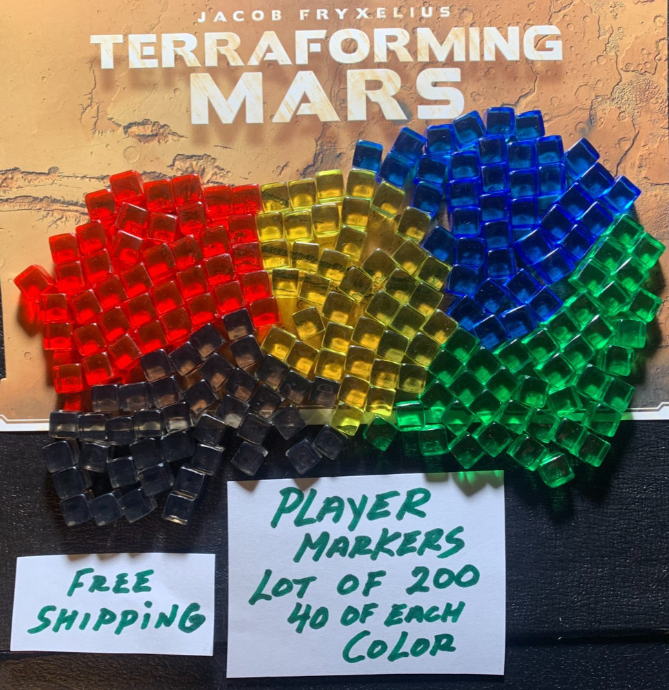 Terraforming Mars PLAYER MARKERS Lot of 200 FREE SHIP Stronghold Games