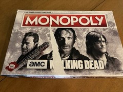 USAopoly AMC The Walking Dead Monopoly Board 100% Complete Damaged Box