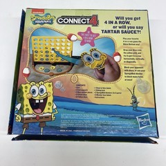SpongeBob SquarePants Connect 4 Board Game Hasbro 2014 Complete Nickelodeon