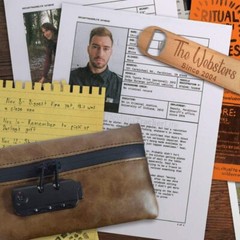 《NEW》Hunt A Killer Death at The Dive Bar, Immersive Murder Mystery Game,Ages 14+