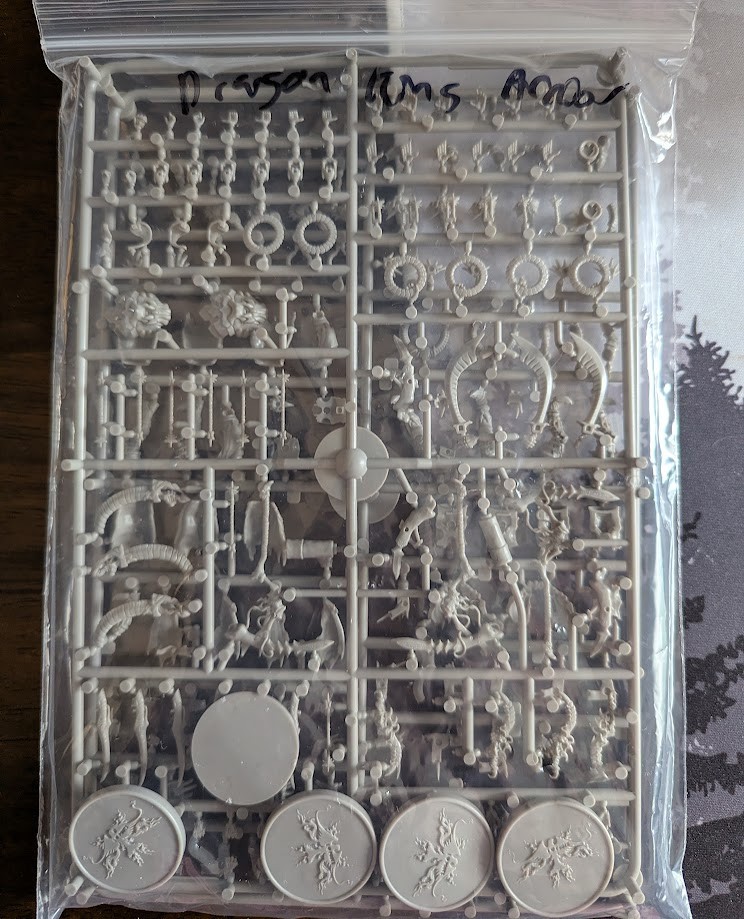 KINGDOM DEATH DRAGON KING ARMOUR SET KIT MINIATURE FANTASY HORROR PLASTIC