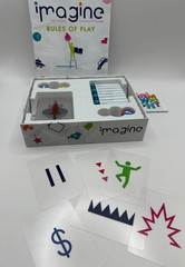 Imagine The Visual Charades Game Gamewright COMPLETE 3-8 Players Ages 12+