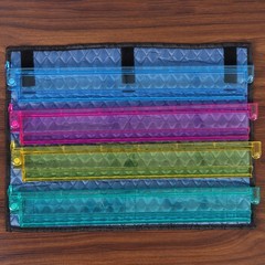 American Mah Jongg Mahjong Set 4 All-in-One Rack/Pushers 166 Tiles w/ Blue Bag