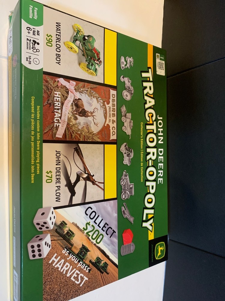 JOHN DEERE TRACTOR-OPOLY Monopoly Collector’s Edition Masterpieces Co. 2014