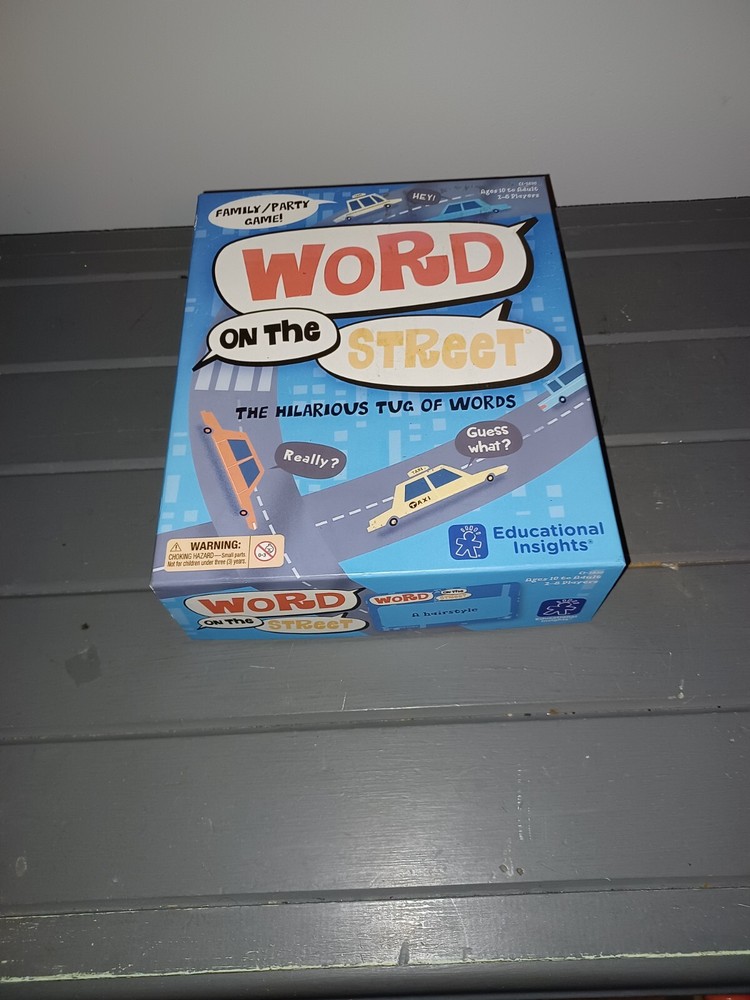 Word on the Street Game by Educational Insight Family/Party Ages 10+ 2-8 players