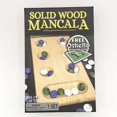 Cardinal Mancala Complete Solid Wood Folding Game Board Stores All 48 Pieces