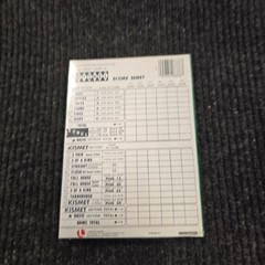 Vintage Kismet Game of Yacht 1975 Lakeside No. 8338 Score Pads 4 Pack