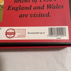 Touring England – Family Board Game by Retro Range Toys and Games 2007 Complete