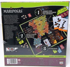Mariposas Board Game (2020 AEG) NIS 💯 COMPLETE – Minor Shrink Tear