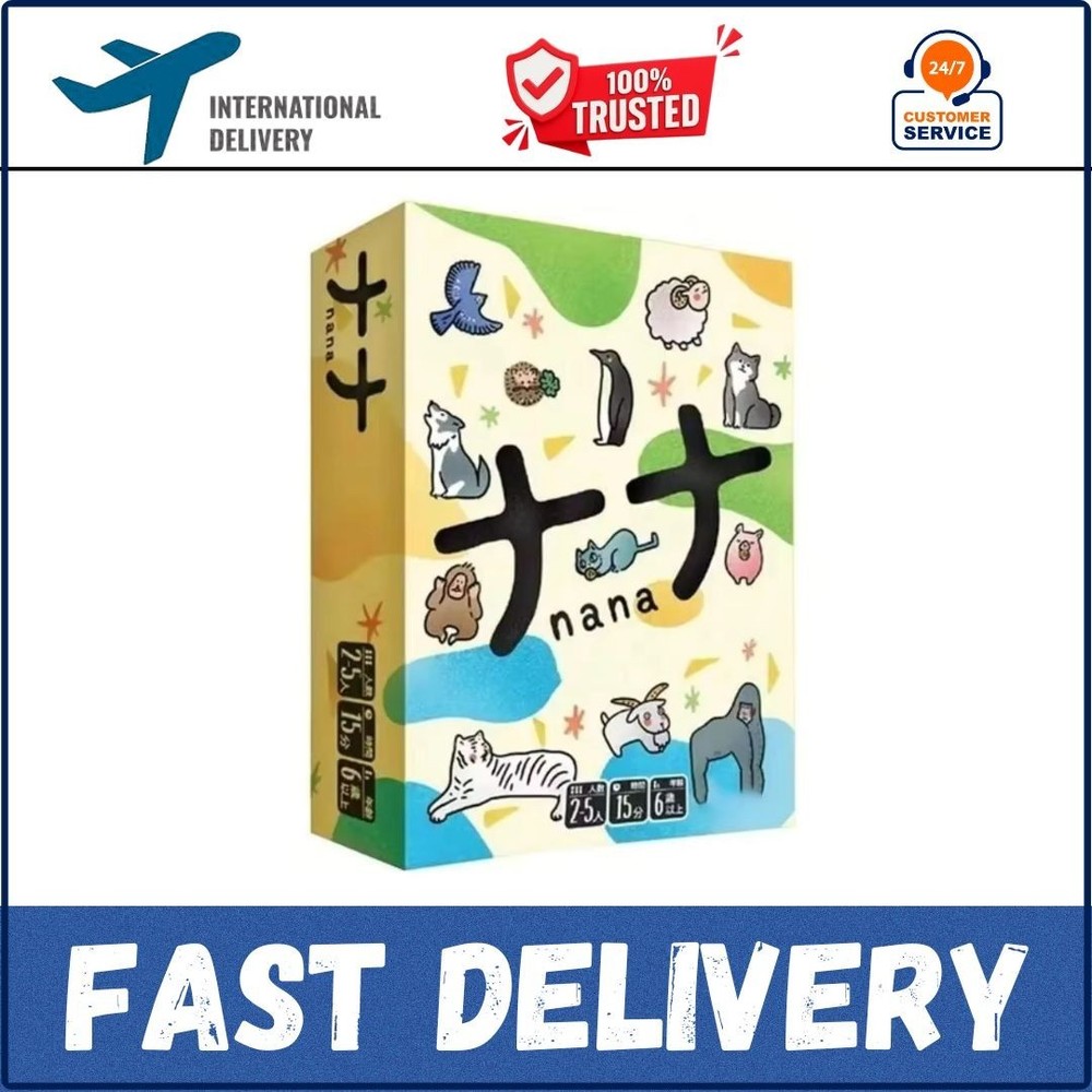 Mob+ Nana Card Game 3rd Edition (2-5 players, 15-30 minutes) Board Games