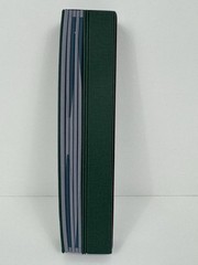 Magic Vosom Travel Backgammon Set Compact Roll Up Portable Green Complete