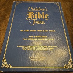 Vtg Children’s Bible Trivia Board Game 1984 #911 Ages 6+ for 2-6 Religious Edu