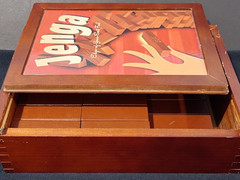 2007 Hasbro Jenga Vintage Bookshelf Edition – Includes Wooden Box & 54 Pieces