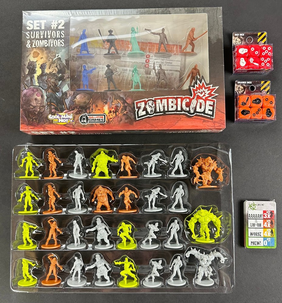 Kickstarter Exclusive Fugitive Pack for Zombicide Board Game CMON NEW & SEALED