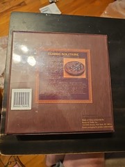 Wooden Solitaire Board Game Barnes & Noble 6″ Board New Sealed