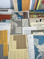 Strategy & Tactics Magazine War Games Bulk Lot Maps Pieces Guides Mixed Lot