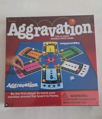 Aggravation Marble Board Game Family Game Night Retro Classic Kids 6+ Brand New