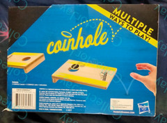 Hasbro Coinhole Game Tabletop Coin Cornhole Party Quarter Drinking Game *New*