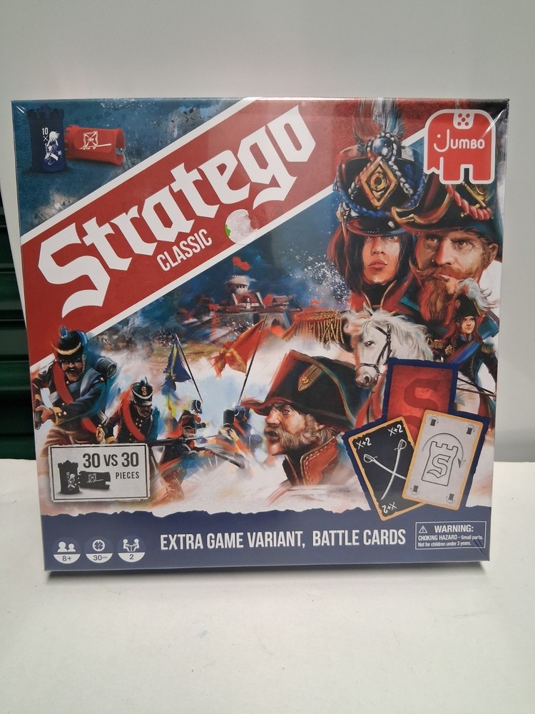 NEW & SEALED! Stratego Classic Board Game War Strategy Game With Battle Cards