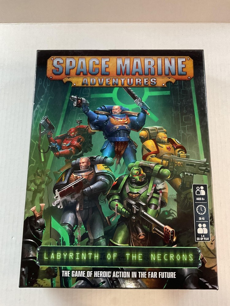 Games Workshop Space Marine Adventures Labyrinth Of The Necrons 2018 Complete
