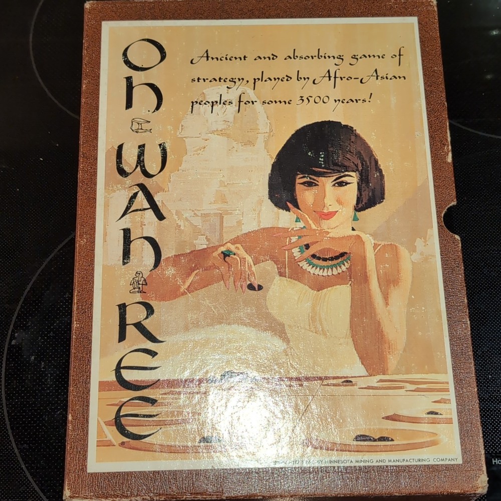 3M Oh-Wah-Ree Bookshelf Game Strategy Board Game 2 Players Ages 8+ 1966
