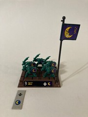 Battle Masters Zogrod’s Orcs board game pieces, MB 1992