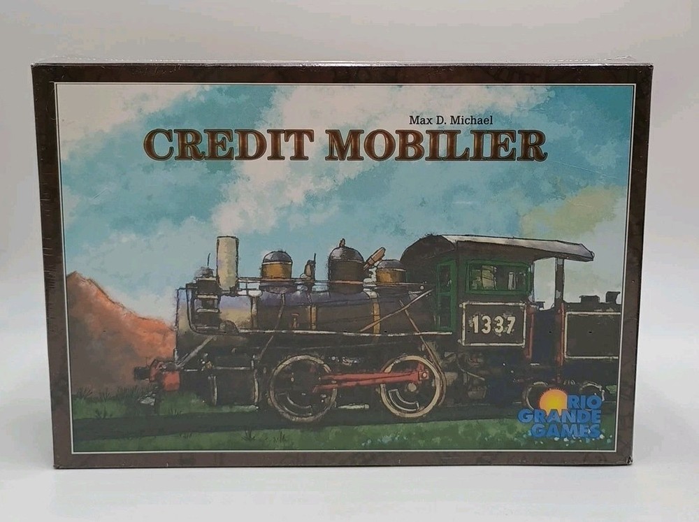 Credit Mobilier By Max D. Michael Board Game Rio Grande Games 2013 New & Sealed