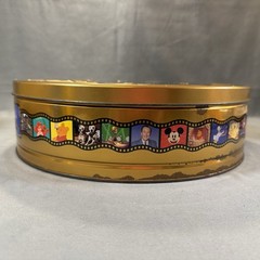 The Wonderful World Of Disney Trivia Game, Gold Tin, 1997 Mattel, Good Condition