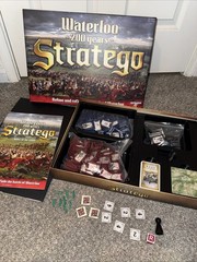 Stratego Waterloo 200 Years Rare Strategy Board Game Nice *8/12 Weakened Blocks*