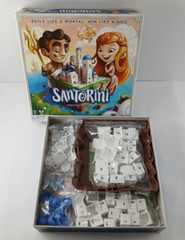 SANTORINI Greek God City-Building Board Game 100% COMPLETE Excellent Condition!