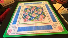 HOBBY LOBBY FLORAL MAHJONG MAT (NEW)