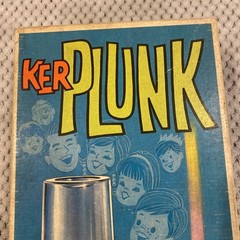 Vintage 1967 Kerplunk Family Game Ideal Toy Corp Made In USA Retro Box