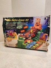 1992 Forbidden Bridge Board Game Milton Bradley WORKS *Missing 3 Cardboard Sides