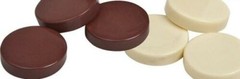 Deluxe Wooden Cups Uria Stone Backgammon Checkers Dice and Doubling Cube