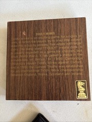 Vintage Tiddly Winks The Drueke Co. No 1998 American Walnut Wood NEW & SEALED