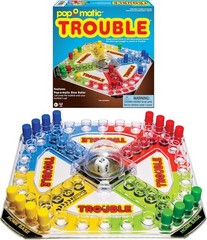 Classic Trouble with Retro Artwork and Pop-o-Matic Popper Games , Designed fo…