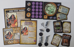 Shadows of Brimstone Dark Stone Shaman Hero Pack – Resin Unboxed KS Edition New