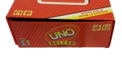 UNO Deluxe Card Game Mattel 2007 Ages 7+ 2 to 10 Players