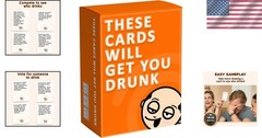 These Cards Will Get You Drunk: Ultimate Party Game for Adults (2-8 Players)